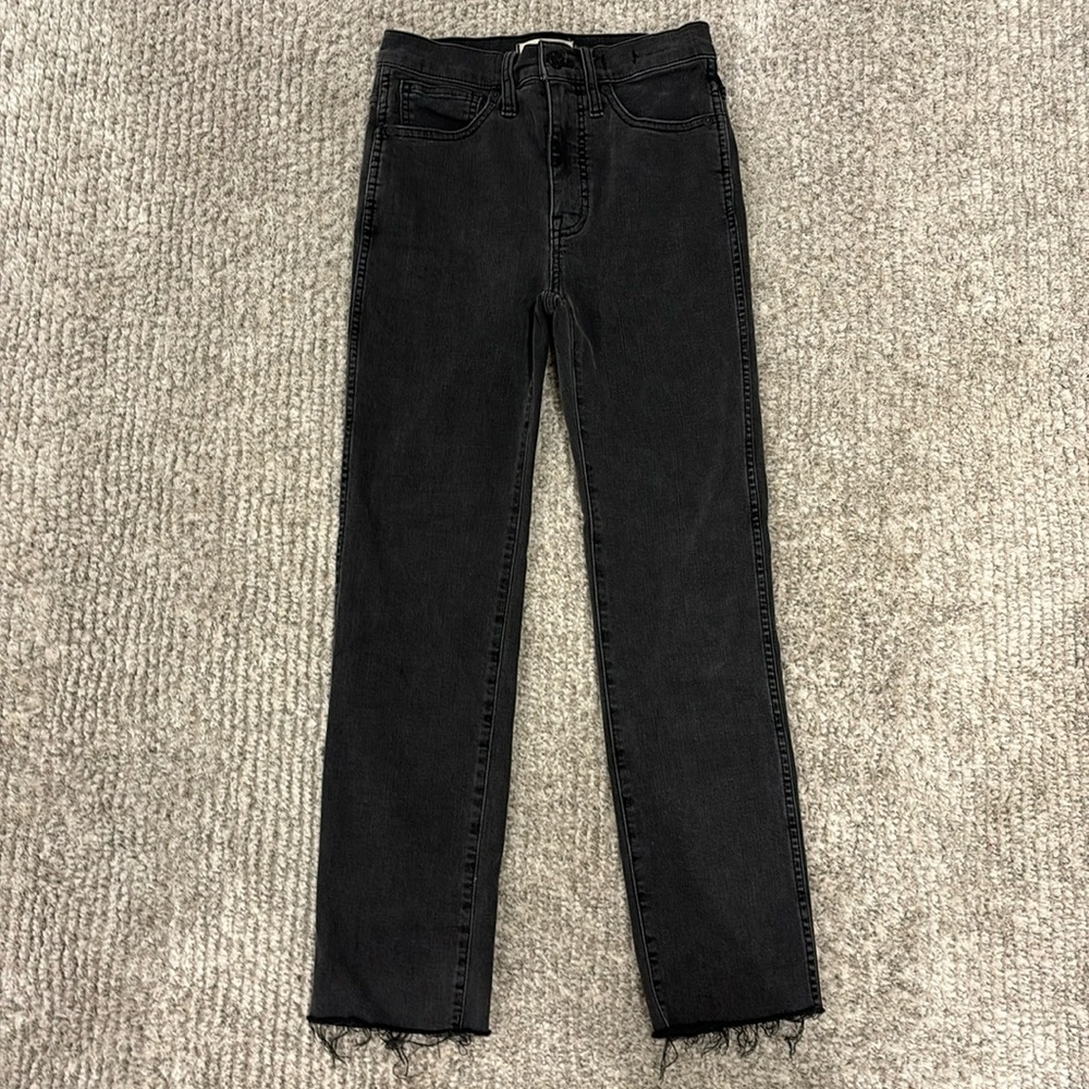 Madewell stove pipe jeans
